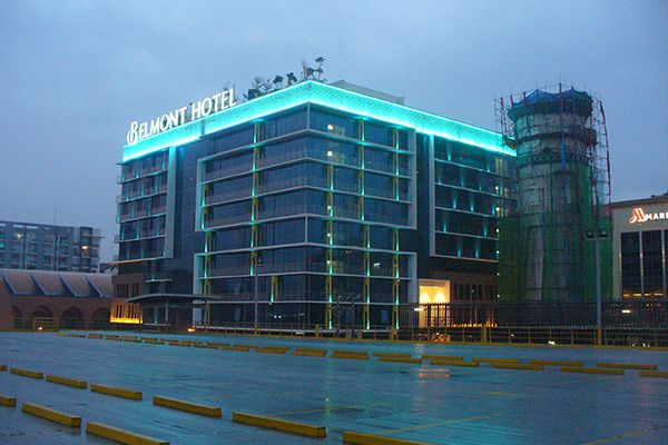 海博论坛照明的户外装饰灯用在菲律宾旅馆工程项目